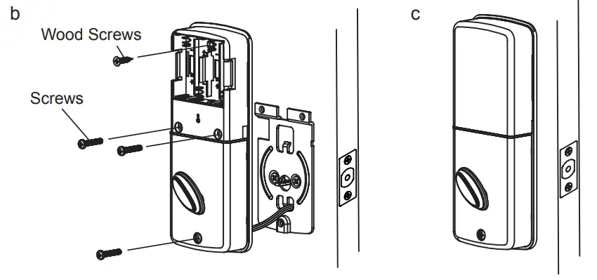 LOCKSTATE OE 550DB 626 WiFi Electronic Deadbolt Lock - module1
