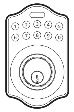 LOCKSTATE OE 550DB 626 WiFi Electronic Deadbolt Lock