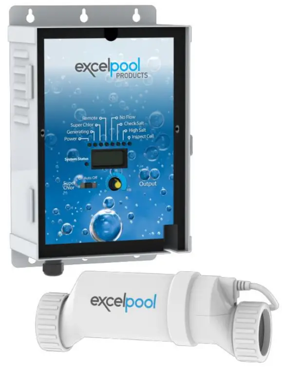 excelpool PRODUCTS Saltwater Chlorine Generator Salt System -
