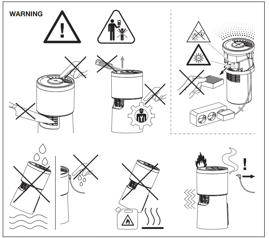 LEDVANCE UVC LED HEPA AIR PURIFIER USB - Fig1