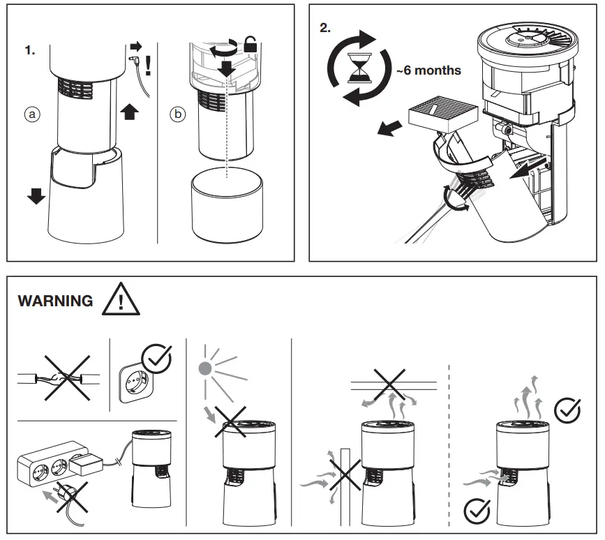LEDVANCE UVC LED HEPA AIR PURIFIER USB - Fig3
