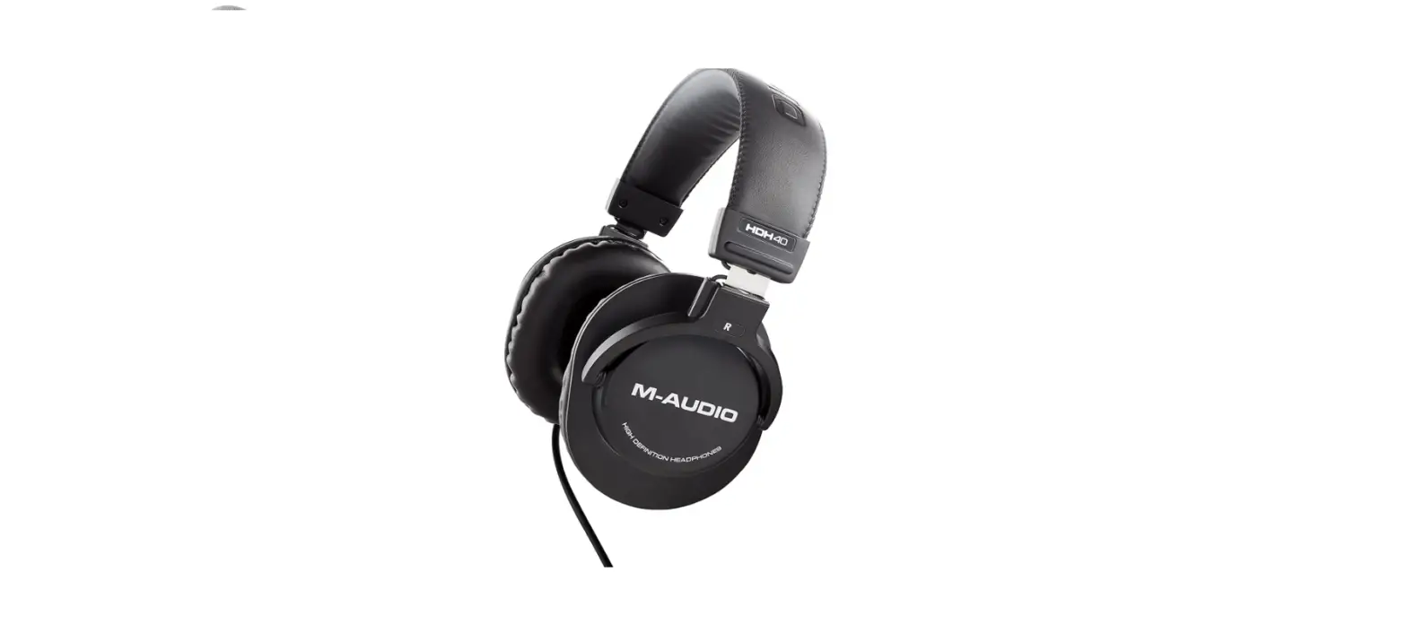 M-audio Hdh40 – Over Ear Headphones With Closed Back Design-complete Features/owner's Manual