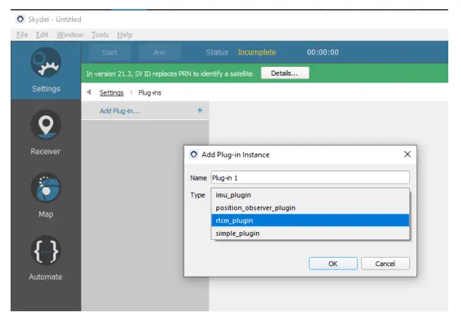 orolia Skydel RTCM Simulation Plugin Software FIG 5