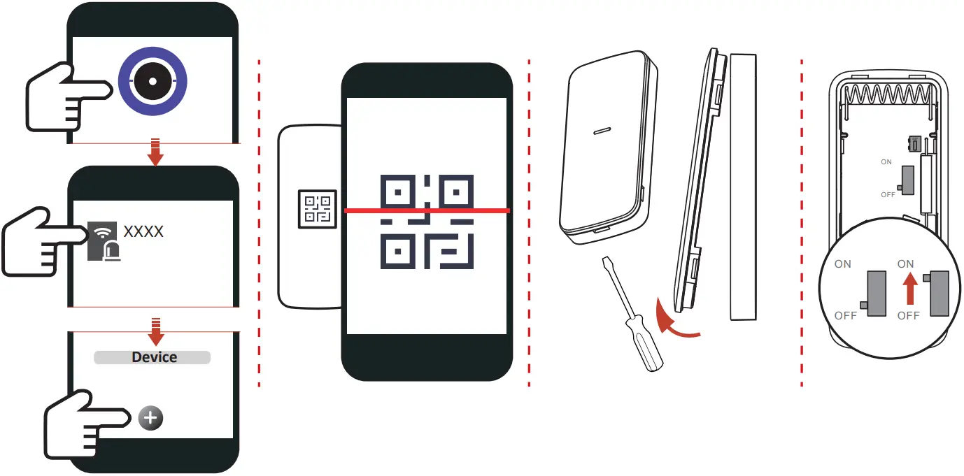 HIKVISION DS-PDMCS-EG2-WB Wireless Slim Magnet Detector 2