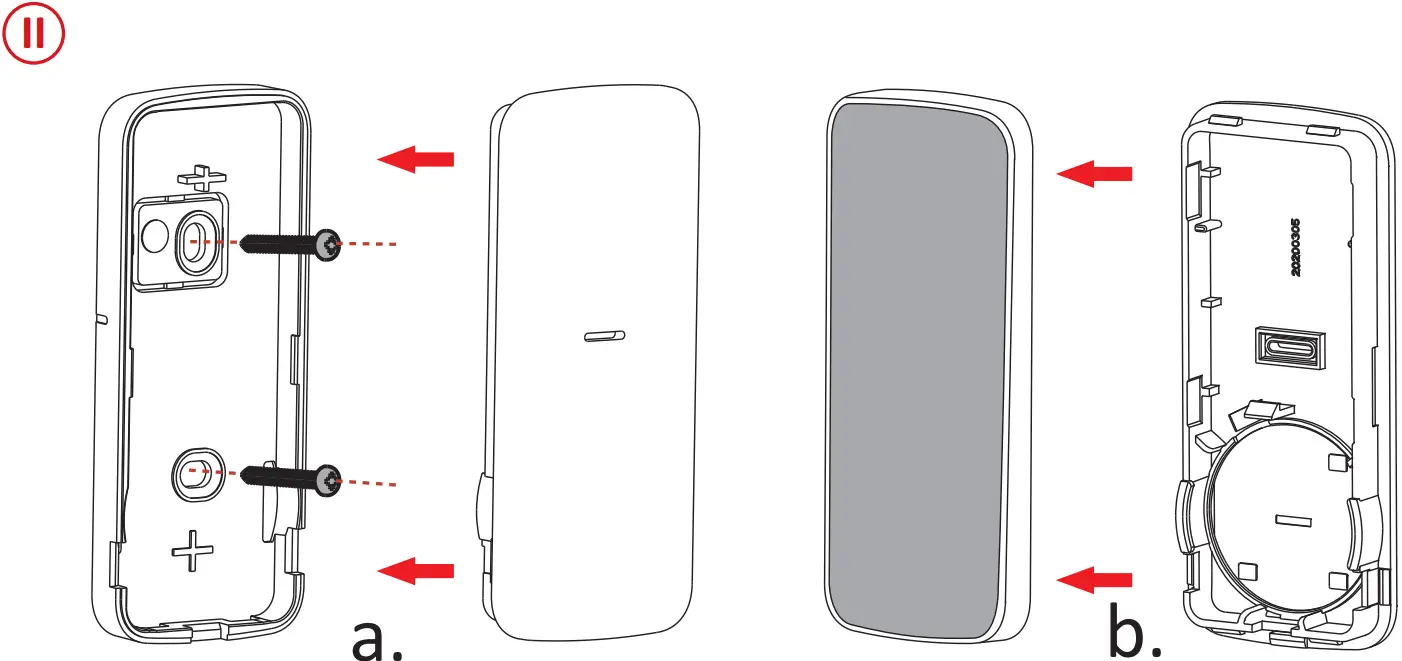 HIKVISION DS-PDMCS-EG2-WB Wireless Slim Magnet Detector 4B