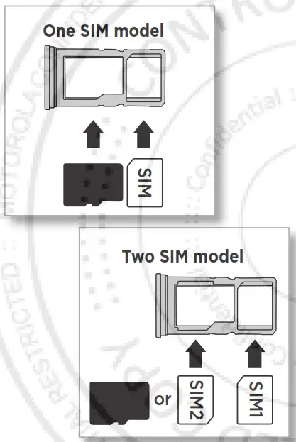 motorola moto g9 PLUS Smartphone - sim card