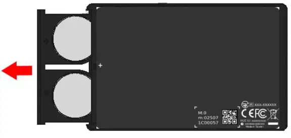 INGICS iBS06 Card Beacon - Power off