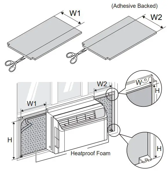 LG LW8022IVSM 8000 BTU Smart Window Air Conditioner Owner's Manual - After the air conditioner is installed