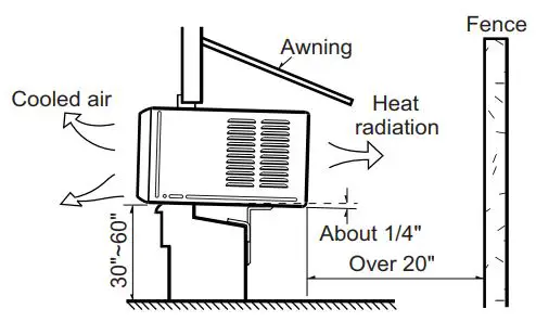 LG LW8022IVSM 8000 BTU Smart Window Air Conditioner Owner's Manual - How to Install the Unit