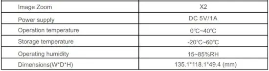 FIG 27 Specifications