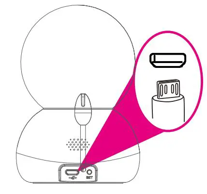 FIG 9 Powering the Camera Unit