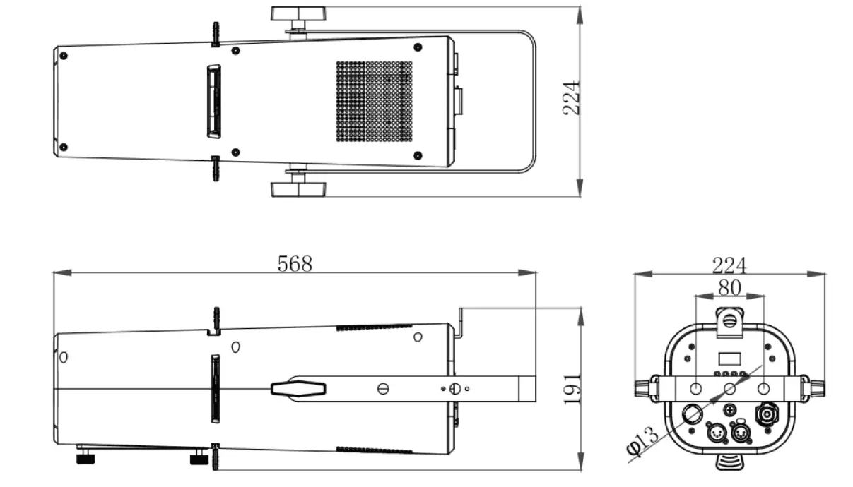 Briteq Lighting BT-PROFILE HD Profil 15W RGBAL LED fig 3
