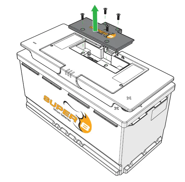 super-b BM01 DISPLAY voltage charge level fig 1
