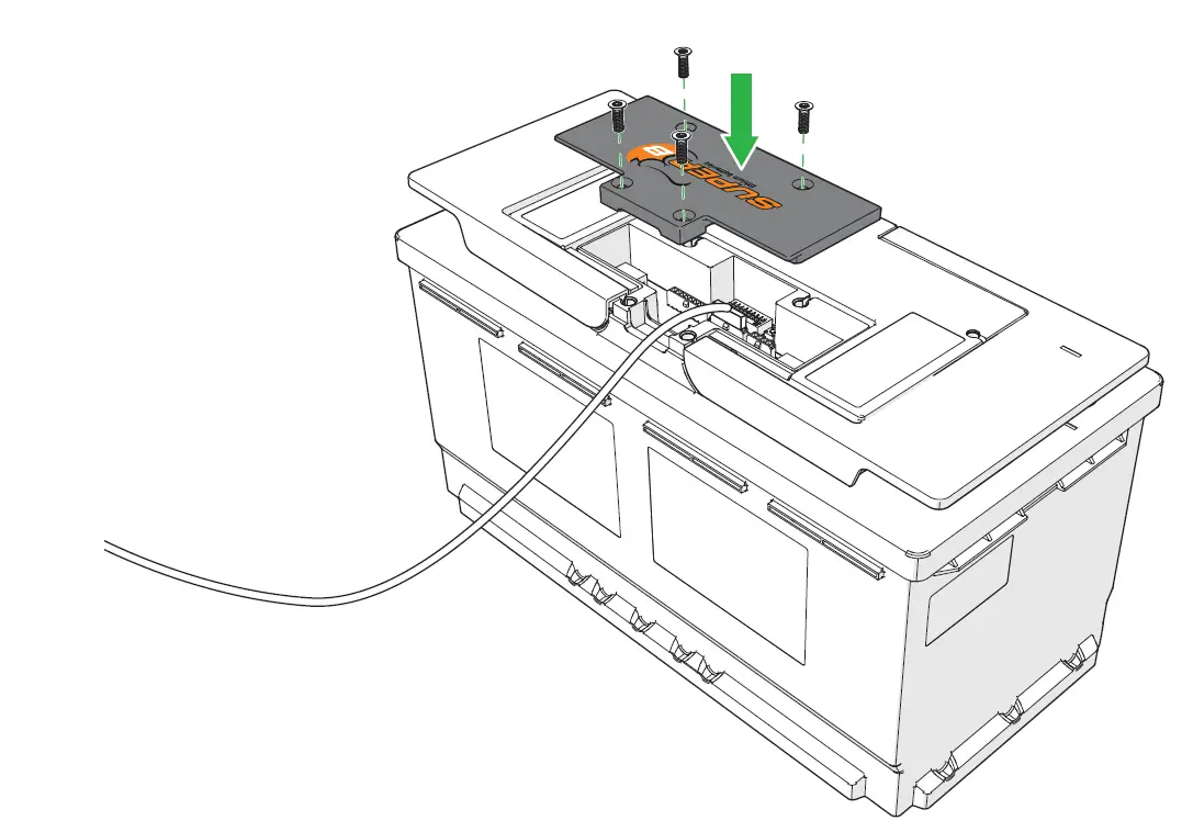 super-b BM01 DISPLAY voltage charge level fig 3