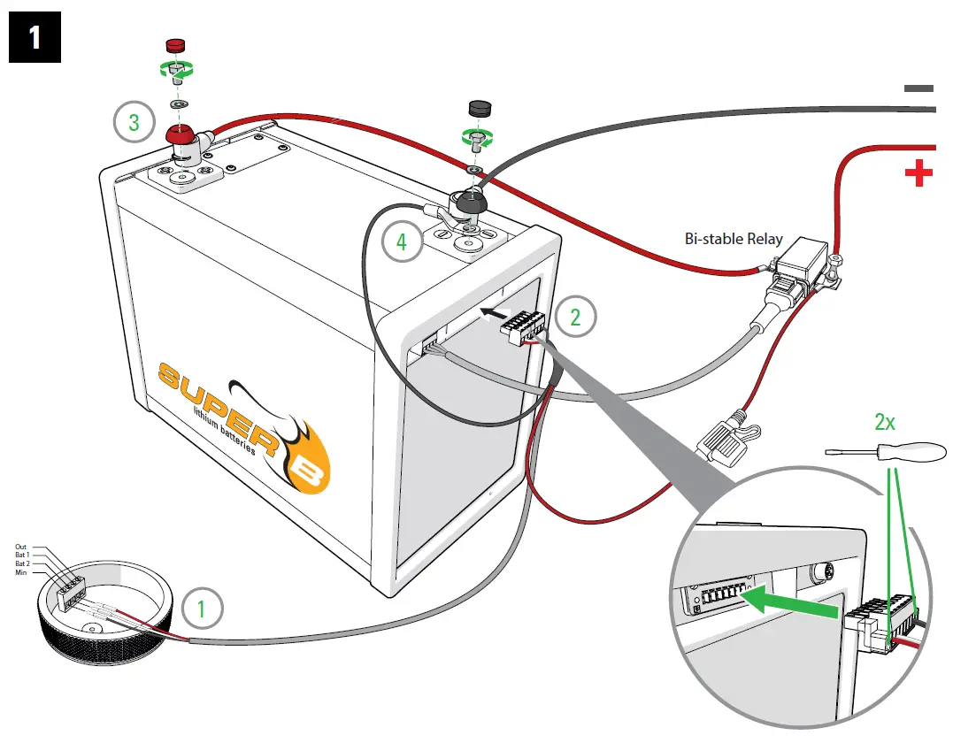 super-b BM01 DISPLAY voltage charge level fig 6
