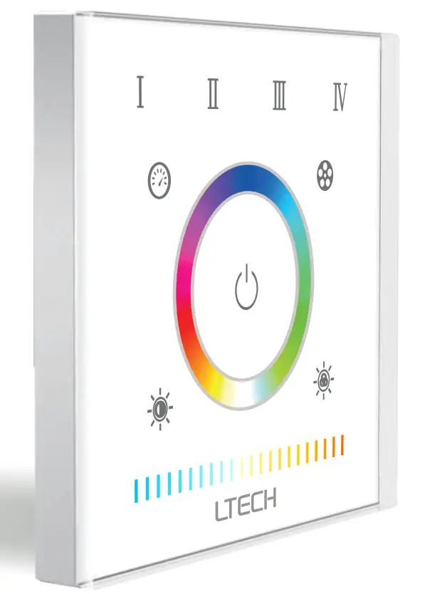 LTECH-EX5S-RGBCW-LED-Strip-Touch-Panel-Product