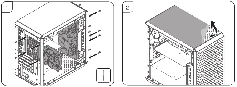 COOLLER MASTER Q300L MASTERBOX Mini Tower PC Case - FIG 25