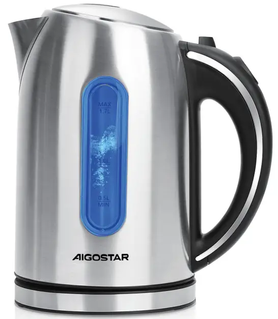 aigostar 300104CEA Stainless Steel Electric Kettle