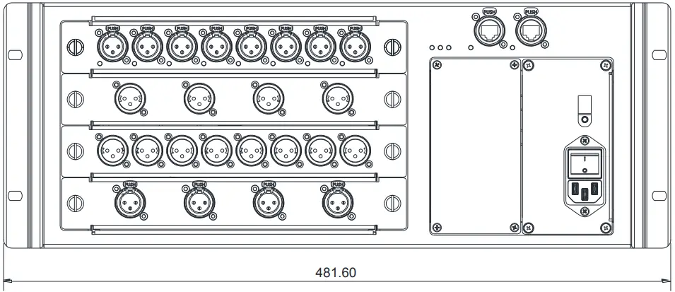 ALLEN HEALTH DX32 Audio Rack Expander B10