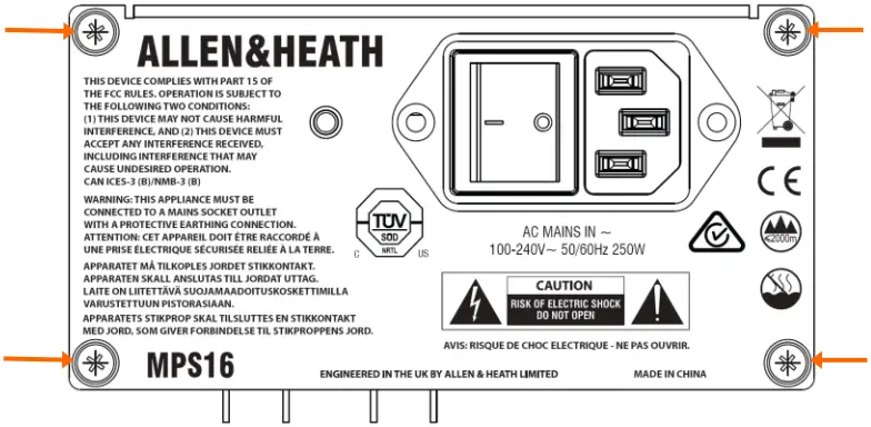 ALLEN HEALTH DX32 Audio Rack ExpanderA4