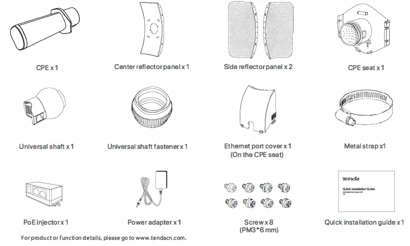 Tenda-O8-5GHz-23dBu-11ac-Outdoor-CPE-fig1