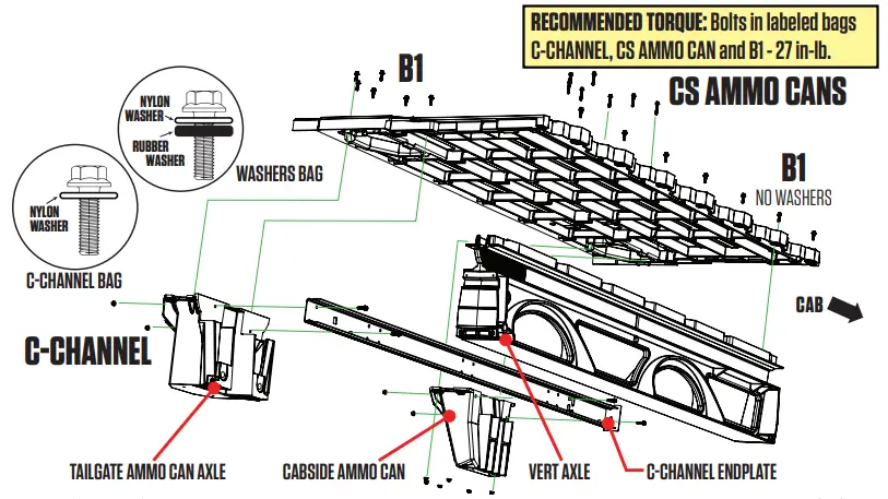 DECKED DS3 Ford Super Duty Truck Bed Storage System - Fig8