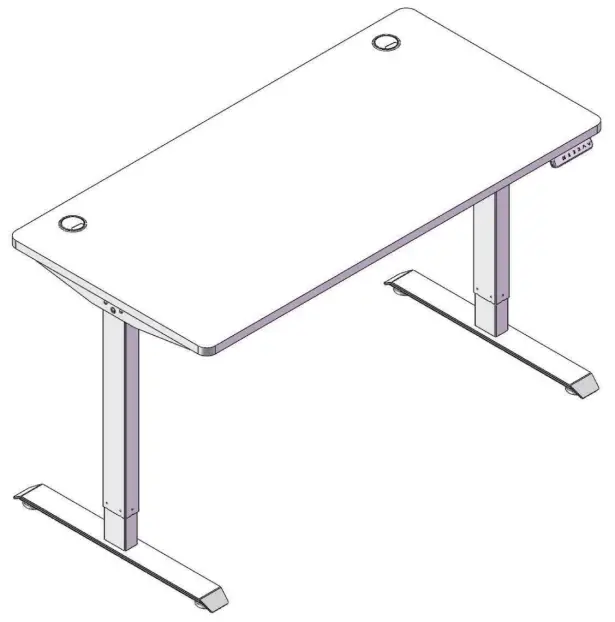 Realspace Hdr Ud1 Electric Adjustable Height Desk -