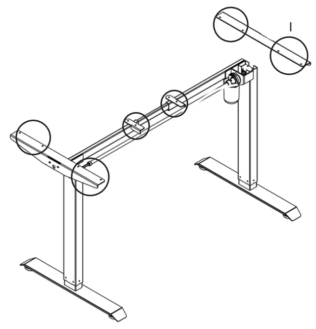 Realspace Hdr Ud1 Electric Adjustable Height Desk - Peel off the protective