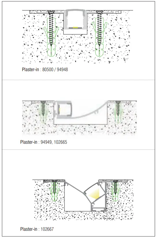 saxby 80497 Extrusion Slim Surface Profile 2m Length - 2