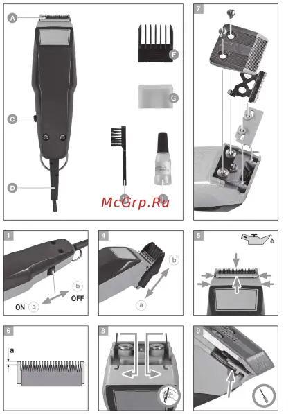 MOSER 14060452 Hair Clipper - fig 2