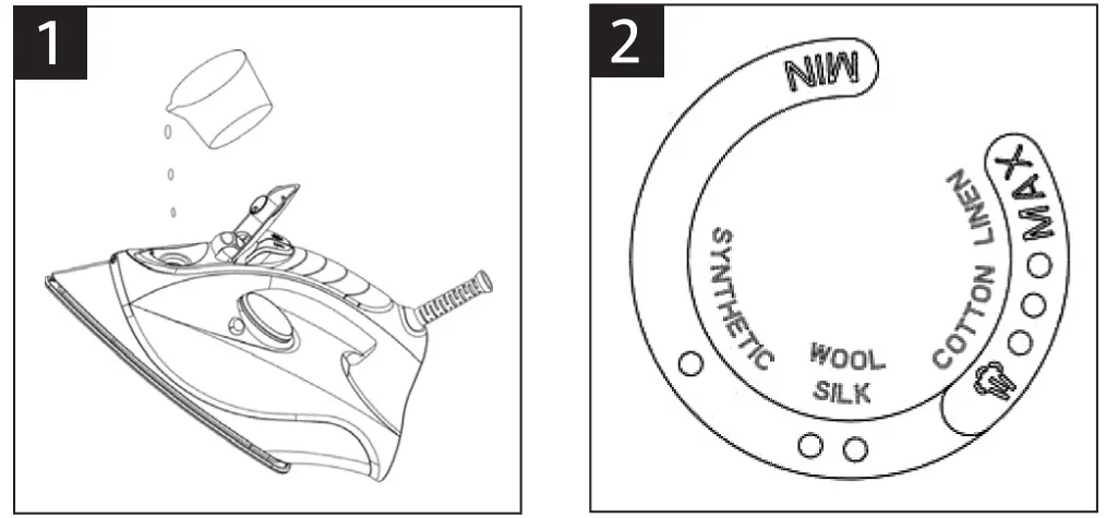 Menuett 802-711 Steam Iron fig 1