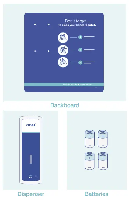 clinell-Touch-free-Hand-Disinfection-Wall-Mounted-Kit-1
