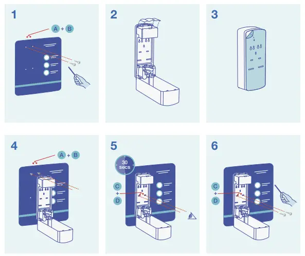 clinell-Touch-free-Hand-Disinfection-Wall-Mounted-Kit-3