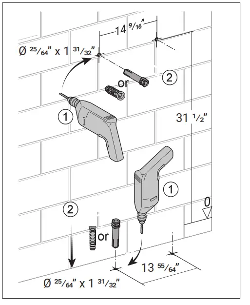 Swiss Madison SM WC124 Concealed In Wall Bidet Carrier System - fig1