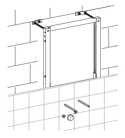 Swiss Madison SM WC124 Concealed In Wall Bidet Carrier System - hardware 10