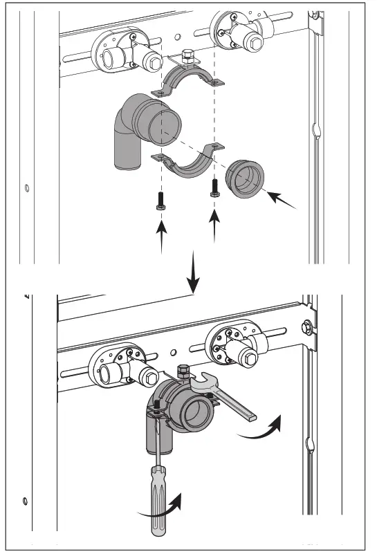 Swiss Madison SM WC124 Concealed In Wall Bidet Carrier System - hardware8