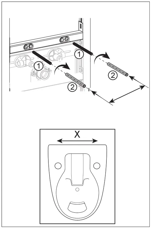 Swiss Madison SM WC124 Concealed In Wall Bidet Carrier System - hardware9
