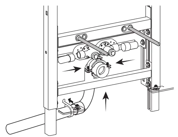 Swiss Madison SM WC124 Concealed In Wall Bidet Carrier System - slotted5