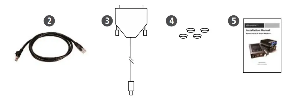 BARRETT BC402000 4020 Radio Mailbox HF IMAP-fig1