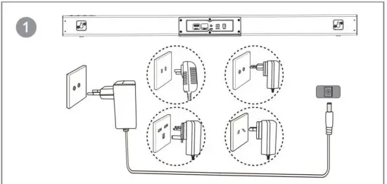 FIG 12 Switch on the SoundBar