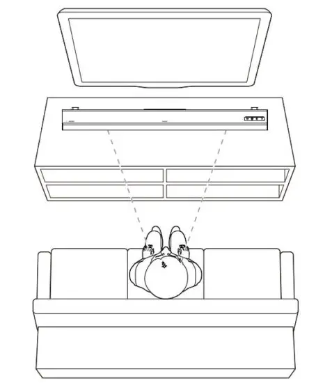 FIG 4 Wall mount the SoundBar