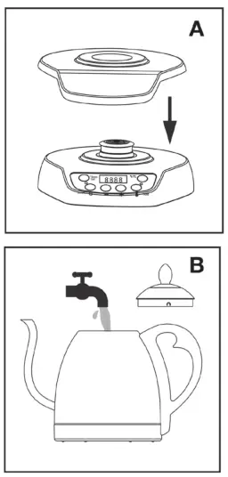 bonaVITA BV382510V Digital Electric Gooseneck Kettle - 4