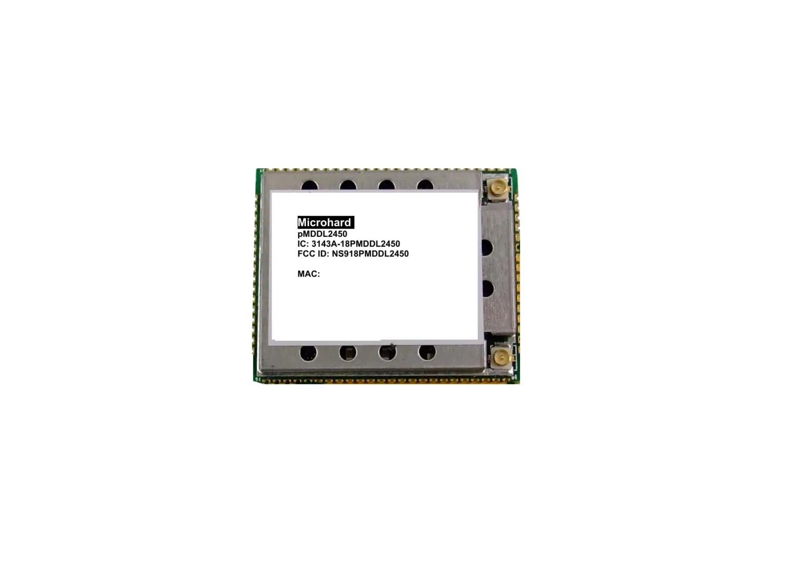 Microhard Pmxddl2450 2x2 Mimo 2.4 Ghz Oem Ddl Module User Manual
