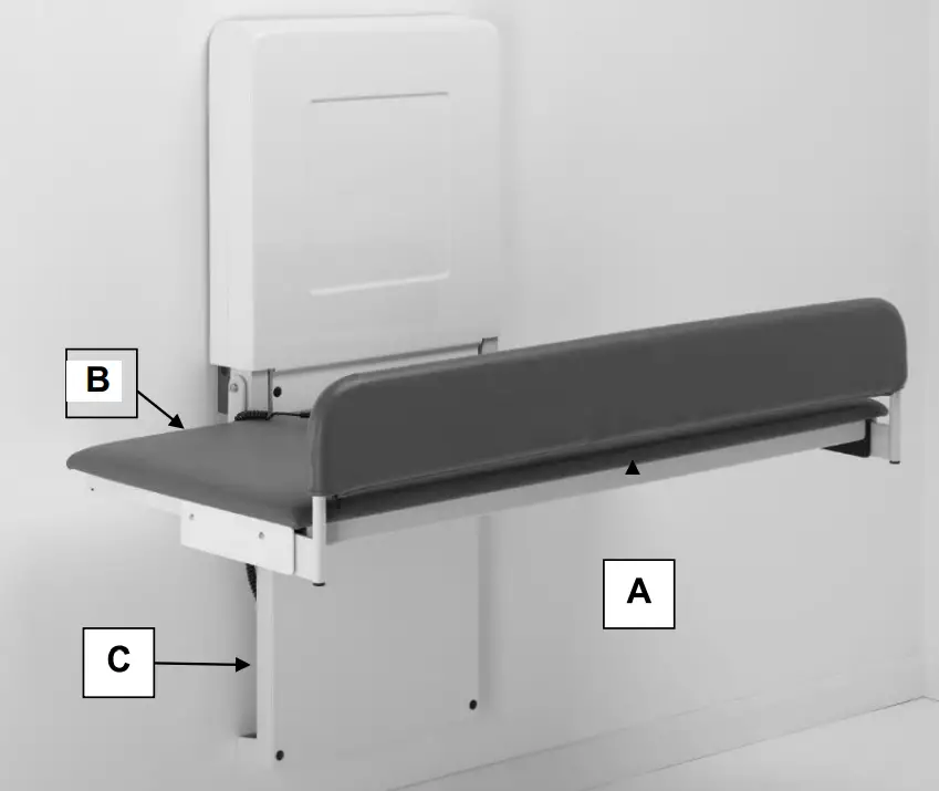 Smirthwaite 3081 3086 Easi Lift Shower Stretcher and Changing Bench-fig1