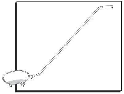 ULINE H-6675 12″ Deluxe Inspection Mirror - Cover