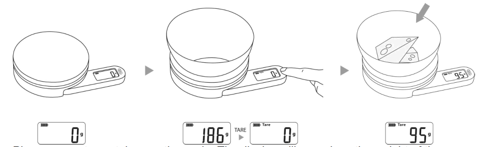 caso DESIGN EcoMaster 3267 Design Kitchen Scales - clockwise Function