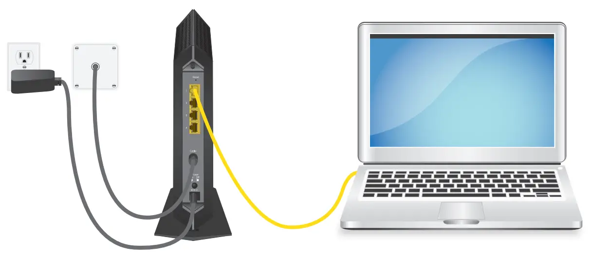 Connect your cable modem to a computer