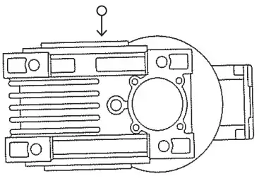 HydroWORKS 8607400 Aluminum Worm Gear Speed Reducer - Figure 6