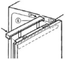 Fitting the furniture door to the appliance