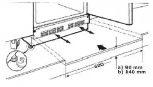 Adjusting the plinth kickboard 1